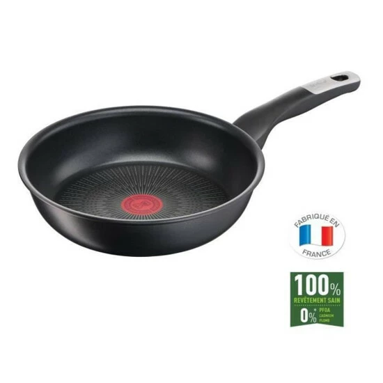 Aktion 😀 TEFAL G2550402 24 Cm UNBEGRENZTE Pfanne Alle Kochfelder Einschließlich Induktion - Französische Herstellung - Schwarz ⭐ 8 Aktion 😀 TEFAL G2550402 24 Cm UNBEGRENZTE Pfanne Alle Kochfelder Einschließlich Induktion - Französische Herstellung - Schwarz ⭐ – Bild 6