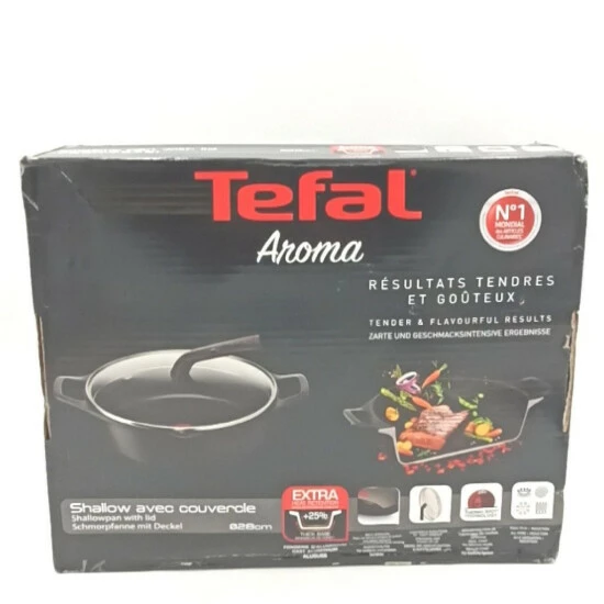 Rabatt 👍 Tefal E21572 E2157214 Aroma Sauteuse Mit 2 Griffen 28 Cm Aluminiumguss Schwarz Alle (127,72) ⭐ 3 Rabatt 👍 Tefal E21572 E2157214 Aroma Sauteuse Mit 2 Griffen 28 Cm Aluminiumguss Schwarz Alle (127,72) ⭐