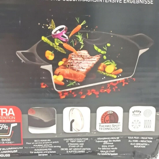 Rabatt 👍 Tefal E21572 E2157214 Aroma Sauteuse Mit 2 Griffen 28 Cm Aluminiumguss Schwarz Alle (127,72) ⭐ 6 Rabatt 👍 Tefal E21572 E2157214 Aroma Sauteuse Mit 2 Griffen 28 Cm Aluminiumguss Schwarz Alle (127,72) ⭐ – Bild 4