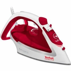 Bestes Angebot 🎉 Tefal FV 5717 Easygliss Dampfbügeleisen, Weiß/Rot 💯