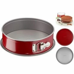 Coupon 👏 TEFAL Delibake Stahlscharnierform - Ø 27 Cm - Rot Und Grau 👍 -Antihaftpfanne Verkäufe unnamed file 4555