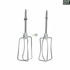 Schlussverkauf ❤️ SEB Tefal SS-989633 2x ORIGINAL Turbobesen Rührbesen Schneebesen Quirl Rechts + Links Z.T. Prep'Line 8140 8141 814101 814120 814220 HT3001 Handmixer Handrührer Küchenmaschine 🛒