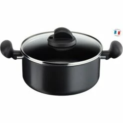 Auslauf 🌟 Tefal J1602802 Success Platte 12 Fingerabdrücke Aluminium Schwarz 35,5 🥰