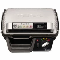 Bester Verkauf ✨ Tefal SuperGrill - Barbecue (2000 W, Kontaktgrill, Elektrisch, Aluminium, 320 X 240 Mm, Aluminium) ⌛
