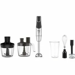 Besorgen 🌟 TEFAL Blender Infinity Force Pro 5in1 HB95LD38 Stabmixer, 1200 W, Anzahl Der Geschwindigkeiten Variabel, Schwarz/Edelstahl 😀