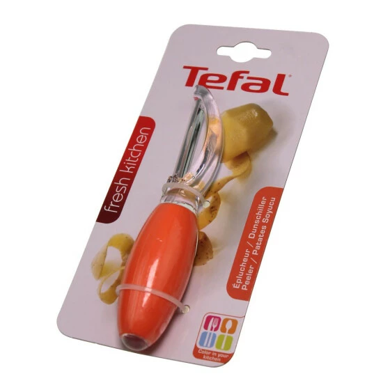 Auslauf 🔔 TEFAL FRESH KITCHEN Schäler Kompakte Größe K0611714 20x9x3cm Transparent Und Orange 👏 4 Auslauf 🔔 TEFAL FRESH KITCHEN Schäler Kompakte Größe K0611714 20x9x3cm Transparent Und Orange 👏 – Bild 2