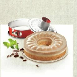 Beste Bewertungen von 🎉 TEFAL Delibake Savarin Stahlform - Ø 19 Cm - Rot Und Grau - Mit Scharnier 😍 -Antihaftpfanne Verkäufe unnamed file 4797