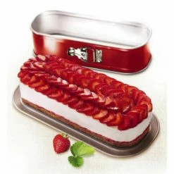 Coupon 🥰 TEFAL Delibake Kuchenform Aus Stahl - Ø 30 X 11 Cm - Rot Und Grau - Mit Scharnier 😀 -Antihaftpfanne Verkäufe unnamed file 4807
