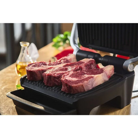 Blitzangebot ✨ Tefal GC750D16 Optigrill Elite Kontaktgrill, Silber/schwarz 🔔 9 Blitzangebot ✨ Tefal GC750D16 Optigrill Elite Kontaktgrill, Silber/schwarz 🔔 – Bild 7
