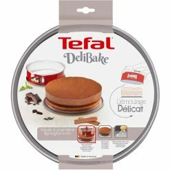 Aktion 😍 TEFAL Delibake Stahlscharnierform - Ø 23 Cm - Rot Und Grau 🎁 -Antihaftpfanne Verkäufe unnamed file 4938