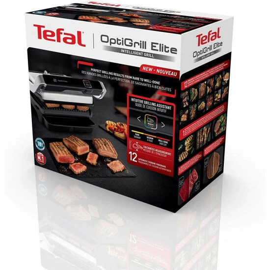 Blitzangebot ✨ Tefal GC750D16 Optigrill Elite Kontaktgrill, Silber/schwarz 🔔 15 Blitzangebot ✨ Tefal GC750D16 Optigrill Elite Kontaktgrill, Silber/schwarz 🔔 – Bild 13