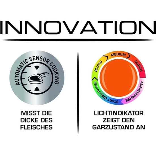 Billig ✨ Tefal OptiGrill+ Kontaktgrill Edelstahl GC712D Plus OXO Reinigungsbürste Plus Hamburgerpresse ✨ 7 Billig ✨ Tefal OptiGrill+ Kontaktgrill Edelstahl GC712D Plus OXO Reinigungsbürste Plus Hamburgerpresse ✨ – Bild 5