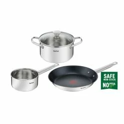 Neu 🔥 Tefal Cook Eat 4-teiliges Topf- Und Pfannenset B922S4 👍