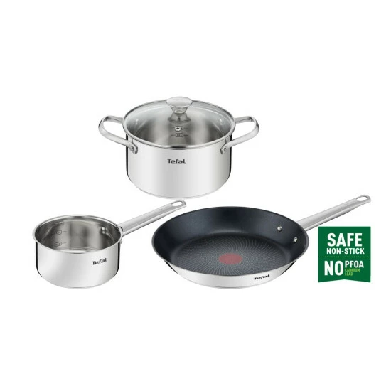 Neu 🔥 Tefal Cook Eat 4-teiliges Topf- Und Pfannenset B922S4 👍 3 Neu 🔥 Tefal Cook Eat 4-teiliges Topf- Und Pfannenset B922S4 👍