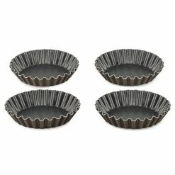 Coupon 😀 Tefal J1602802 Success Set Aus 4 Alu-Tarte-Backförmchen, Schwarz 15 X 🌟