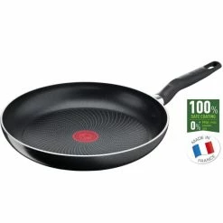 Blitzangebot 🎁 Tefal C26704, Rund, Allzweckpfanne, Schwarz, Titan, Aluminium, Thermo-Punkt 🥰