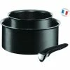 Auslauf ✔️ Tefal L6549503, Schwarz, Schwarz, Ergonomisch, Induktion, 16 Cm, 20 Cm 🔔 -Antihaftpfanne Verkäufe unnamed file 5263