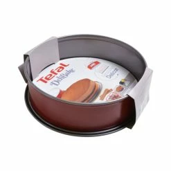 Coupon 👏 Backform Tefal J1641314 Delibake Springform Mit Scharnier Ø 25cm Karbonrot Für Backofen 🎉 -Antihaftpfanne Verkäufe unnamed file 5362