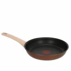 Billig 🤩 Tefal C27104 Bratpfanne 24 Cm Titanium Pro Antihaftbeschichtung Wärmesignal Geeignet Für Induktionsherde Kupfer 😀