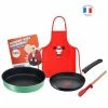 Schlussverkauf 🔔 Chefclub Von Tefal E5119002 Notfallhungrige Kinder: Poel Ein Krepp, Form, Minispatel, Küchenschürze, Rezeptheft. 🎁 -Antihaftpfanne Verkäufe unnamed file 5461