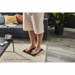 Am billigsten 🛒 TEFAL BM9661S1 Goodvibes Health Connected Waage, 14 Körperindikatoren, Tragfähigkeit 180 Kg, Teilung 50 G, Connected Application 🌟 -Antihaftpfanne Verkäufe unnamed file 5469