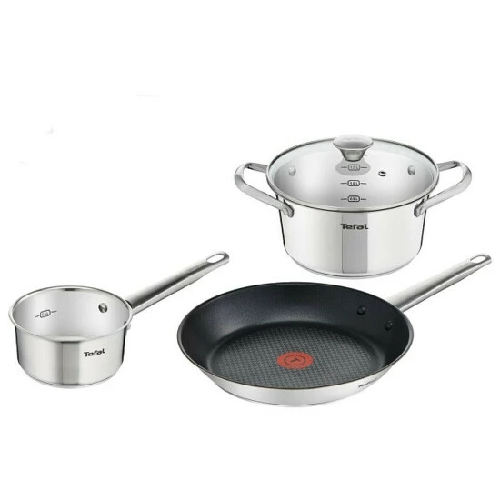 Coupon ✔️ Tefal Simpleo 4tlg Topf-Set Temperaturanzeige Edelstahl 🛒 3 Coupon ✔️ Tefal Simpleo 4tlg Topf-Set Temperaturanzeige Edelstahl 🛒