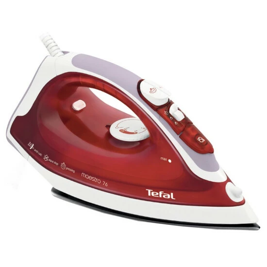 Bestpreis ❤️ TEFAL FV 3776 MAESTRO Dampfbügeleisen Bügeleisen Rot ⭐ 5 Bestpreis ❤️ TEFAL FV 3776 MAESTRO Dampfbügeleisen Bügeleisen Rot ⭐ – Bild 3