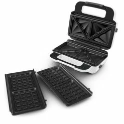 Billig 👍 Tefal Snack XL Sandwich/Waffle Maker - Silver/white ❤️ -Antihaftpfanne Verkäufe unnamed file 622