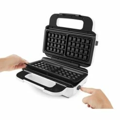 Billig 👍 Tefal Snack XL Sandwich/Waffle Maker - Silver/white ❤️ -Antihaftpfanne Verkäufe unnamed file 624