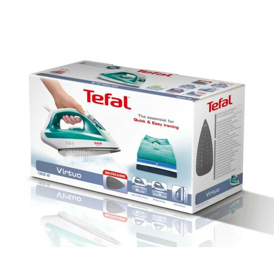 Großhandel 🎁 Tefal Dampfbuegler Virtuo FV1710 - Farbe: Türkis - 1800 Watt 🎁 12 Großhandel 🎁 Tefal Dampfbuegler Virtuo FV1710 - Farbe: Türkis - 1800 Watt 🎁 – Bild 10