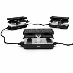 Großhandel 🥰 Tefal RE2308 Plug & Share Raclette Schwarz 2 Pfännchen+Grillplatte 400 W Kompakt 🔔 -Antihaftpfanne Verkäufe unnamed file 864