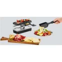 Großhandel 🥰 Tefal RE2308 Plug & Share Raclette Schwarz 2 Pfännchen+Grillplatte 400 W Kompakt 🔔 -Antihaftpfanne Verkäufe unnamed file 865