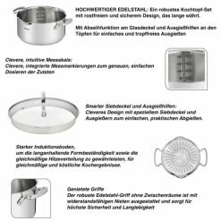 Budget 🥰 Tefal G719S734 DUETTO 8-tlg.Set 3x Kochtopf/Glasdeckel + Stieltopf + Suppenkelle ⭐ 13 Budget 🥰 Tefal G719S734 DUETTO 8-tlg.Set 3x Kochtopf/Glasdeckel + Stieltopf + Suppenkelle ⭐ -Antihaftpfanne Verkäufe unnamed file 908