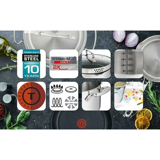 Budget 🥰 Tefal G719S734 DUETTO 8-tlg.Set 3x Kochtopf/Glasdeckel + Stieltopf + Suppenkelle ⭐ 7 Budget 🥰 Tefal G719S734 DUETTO 8-tlg.Set 3x Kochtopf/Glasdeckel + Stieltopf + Suppenkelle ⭐ – Bild 5