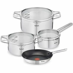 Blitzangebot 🛒 Tefal NORDICA Topfset Edelstahl 6-teilig H852S3 + DUETTO Bratpfanne °20cm 🎁